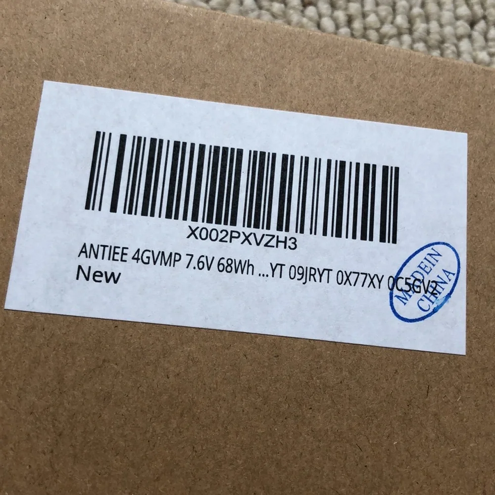 NWT laptop battery replacement for Dell Latitude Inspiron or Precision models